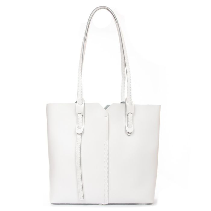 Женская кожаная сумка классическая ALEX RAI R9341 white купить недорого в Ты Купи