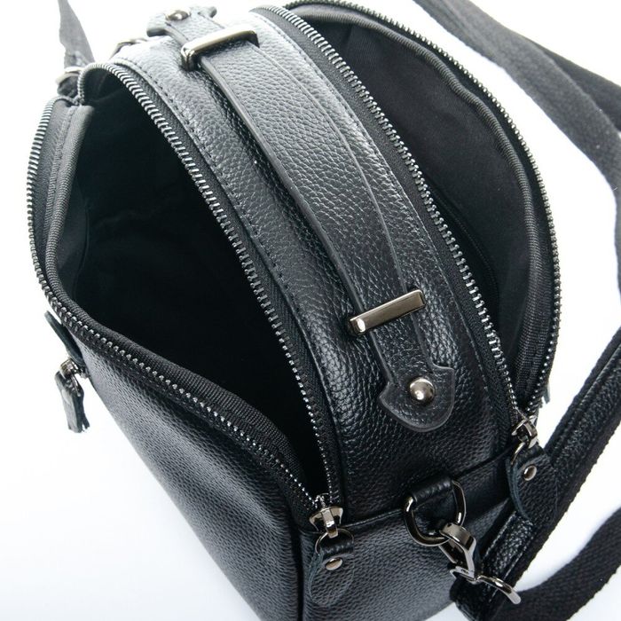Жіноча шкіряна сумка-клатч Alex Rai 1-02 2906-1 black купити недорого в Ти Купи