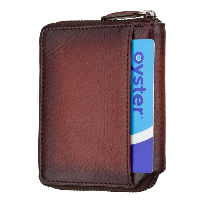 Кожаный кошелёк Visconti AT65 Mondello c RFID (Burnish Tan) купить недорого в Ты Купи