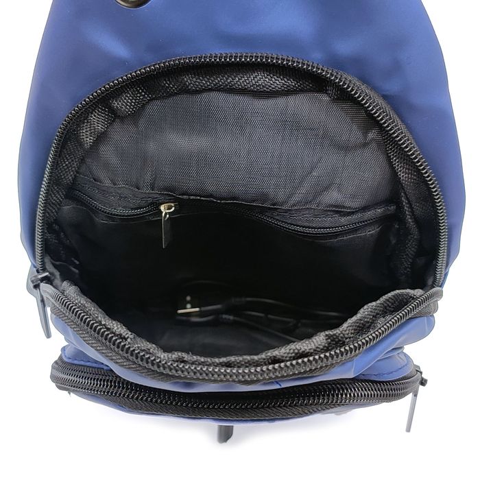 Чоловіча синя сумка слінг FM-3098 купити недорого в Ти Купи