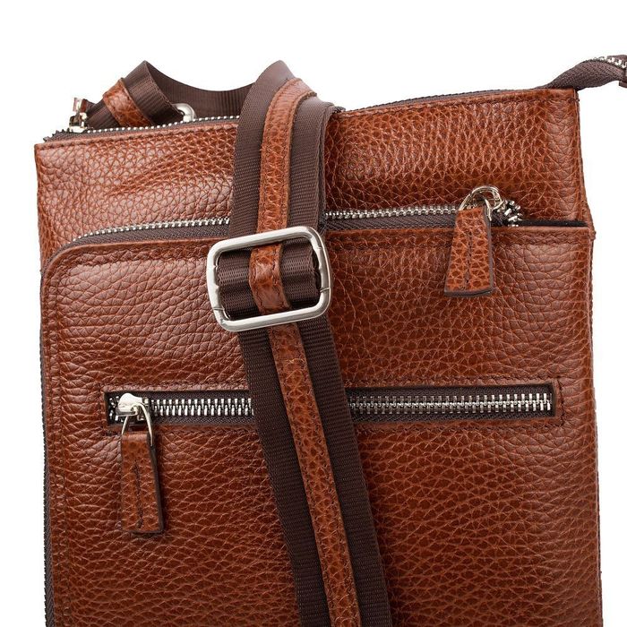 Чоловіча шкіряна сумка над плечем Desisan Shi1459-015 купити недорого в Ти Купи
