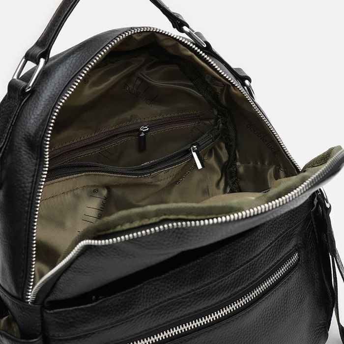 Шкіряний жіночий рюкзак Keizer K12108bl-black купити недорого в Ти Купи