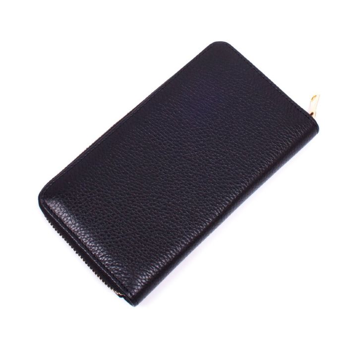 Жіночий чорний шкіряний гаманець Rich Valenta ХР4981 купити недорого в Ти Купи