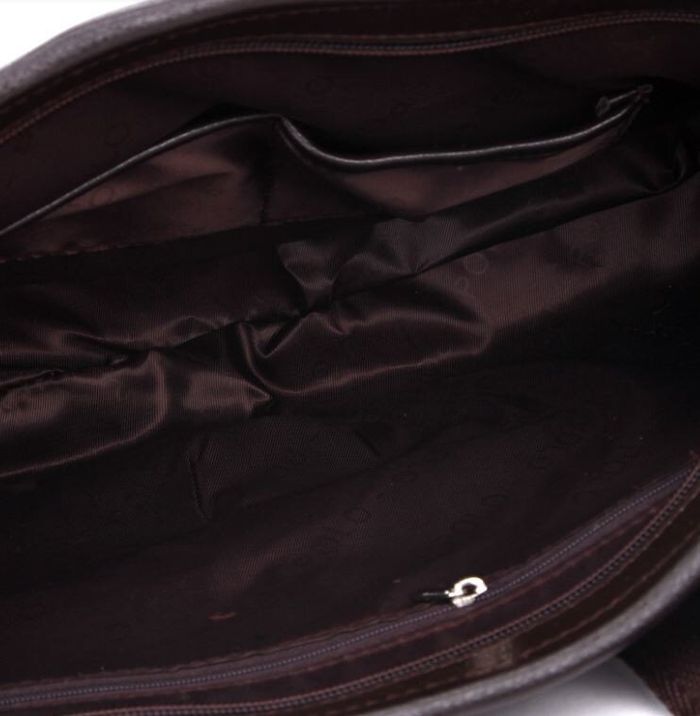 Чоловіча коричнева ділова сумка Polo 6602-4 купити недорого в Ти Купи