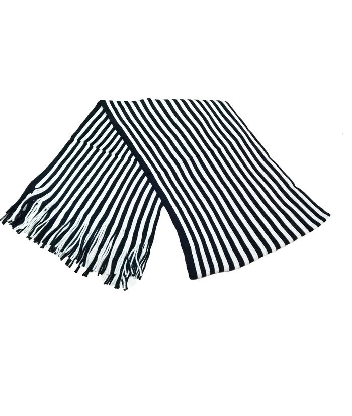 Чоловічий шарф Wenty VV172-18 чорно-білий купити недорого в Ти Купи