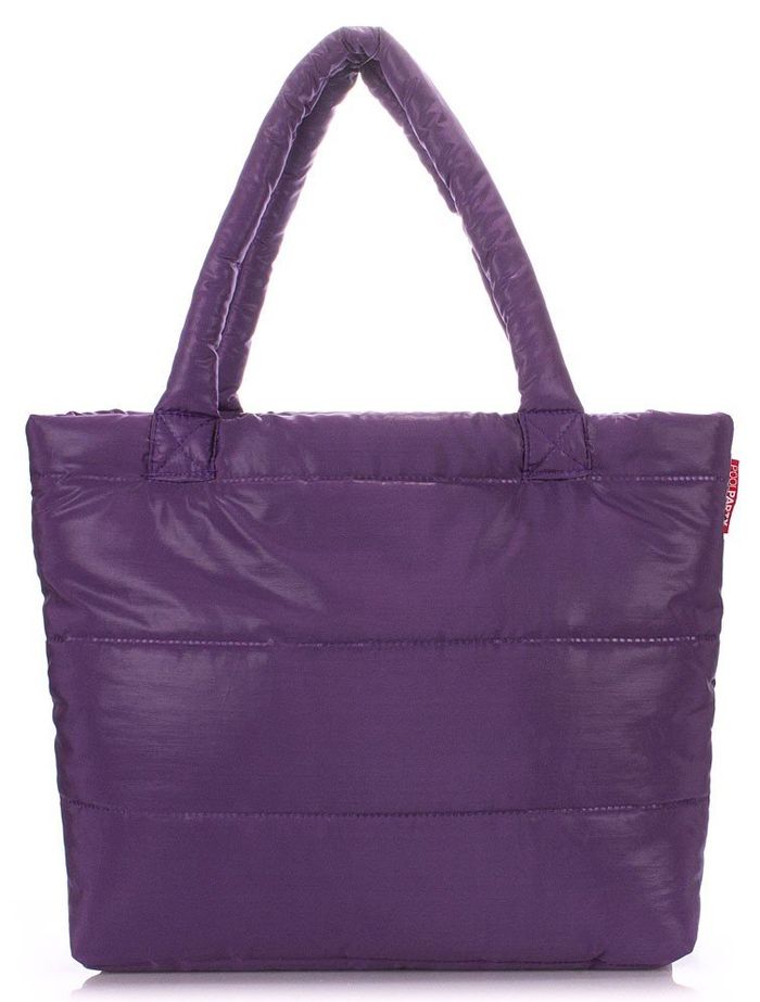 Дутая женская сумочка Poolparty фиолетовая купить недорого в Ты Купи