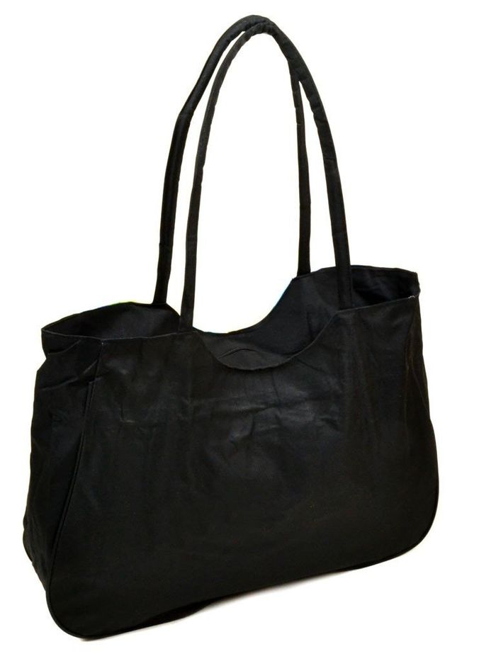 Женская черная Летняя пляжная сумка Podium /1328 black купить недорого в Ты Купи