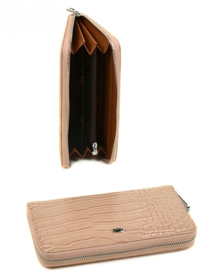 Жіночий стильний бежевий гаманець Cossrol Rose Series-1 WD-1 beige купити недорого в Ти Купи