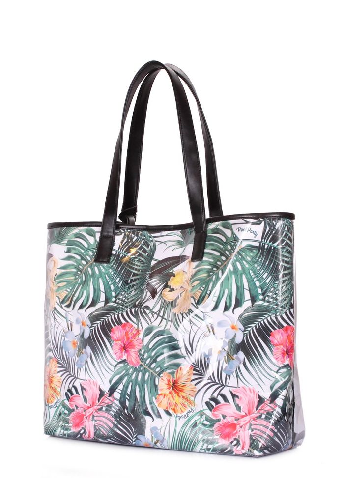 Літня сумка косметичкою POOLPARTY resort-tropic купити недорого в Ти Купи