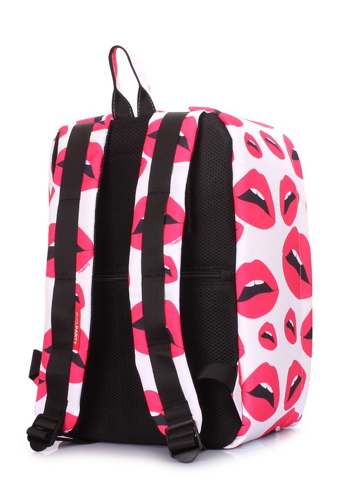 Рюкзак для ручной клади POOLPARTY Ryanair / Wizz Air / МАУ hub-lips-white купить недорого в Ты Купи