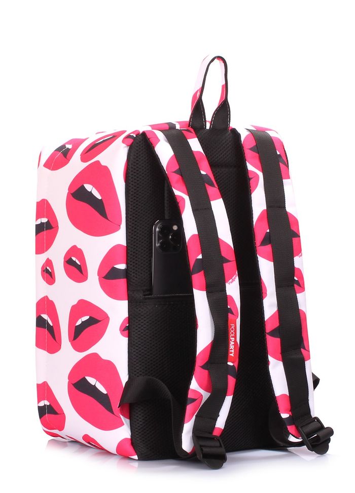 Рюкзак для ручной клади POOLPARTY Ryanair / Wizz Air / МАУ hub-lips-white купить недорого в Ты Купи