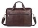 Мужская кожаная коричневая сумка Vintage 14751