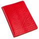 Червона жіноча обкладинка для паспорта з натуральної шкіри Shvigel 13972