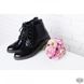 Женские черные лакированные ботинки Villomi 1018-04chsl