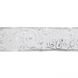 Стрічка декоративна 6 см х 2 м, срібна, з тонким візерунком, напівпрозора YES 750320