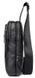 Чоловіча шкіряна сумка слінг Vintage 14950 Чорний