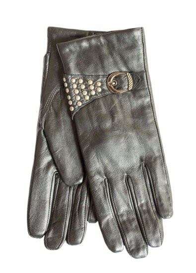 Женские кожаные перчатки Shust Gloves 782 купить недорого в Ты Купи
