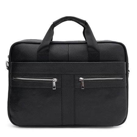 Чоловічі шкіряні сумки - портфель Keizer K17067bl-black купити недорого в Ти Купи