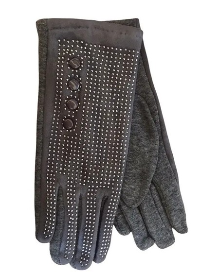 Женские стрейчевые перчатки чёрные 189s2 M купить недорого в Ты Купи