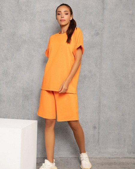 Спортивные костюмы ISSA PLUS 12740 S оранжевый купить недорого в Ты Купи