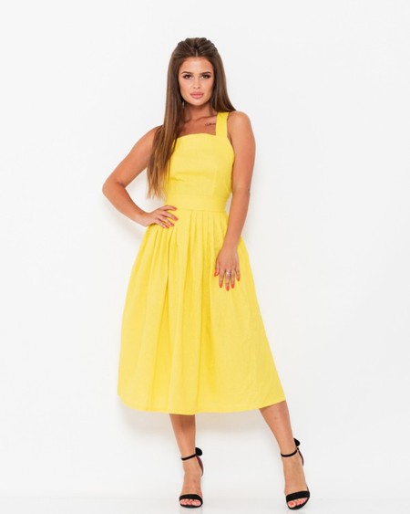 Сукня ISSA PLUS 10947 S жовтий купити недорого в Ти Купи