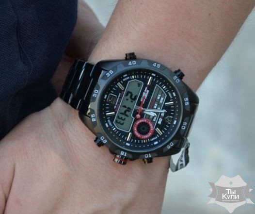 Чоловічий наручний спортивний годинник Weide Respect (1 247) купити недорого в Ти Купи
