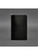 Кожаный блокнот (софт-бук) BlankNote 8.0 угольно-черный на резинке BN-SB-8-YGOL