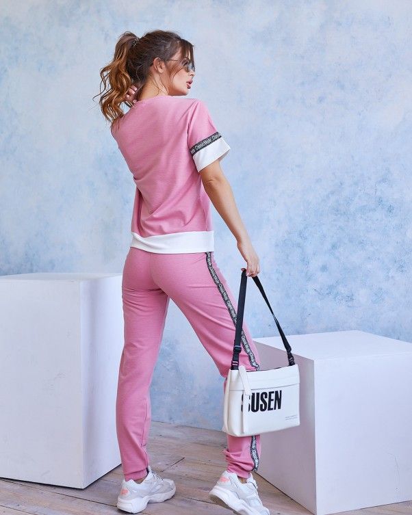 Спортивные костюмы ISSA PLUS 11960 S розовый купить недорого в Ты Купи
