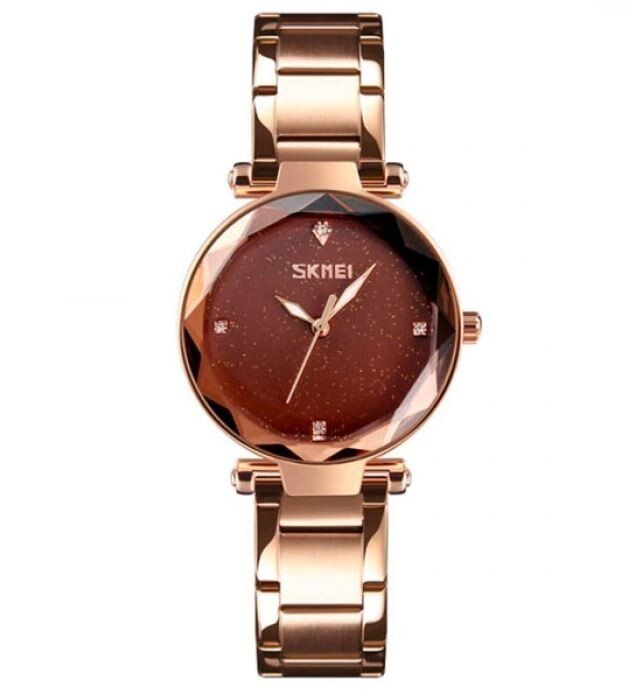 Жіночий наручний годинник SKMEI MISS GOLD (9180) купити недорого в Ти Купи