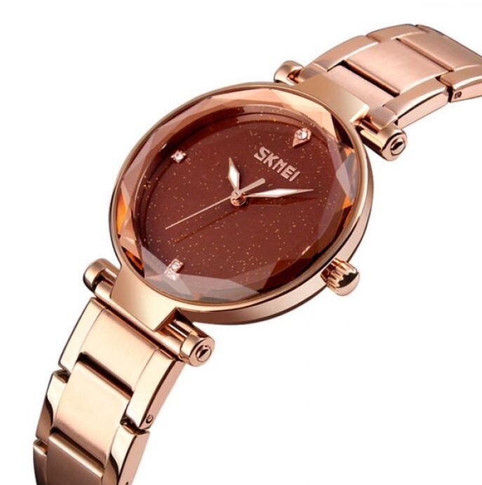 Жіночий наручний годинник SKMEI MISS GOLD (9180) купити недорого в Ти Купи
