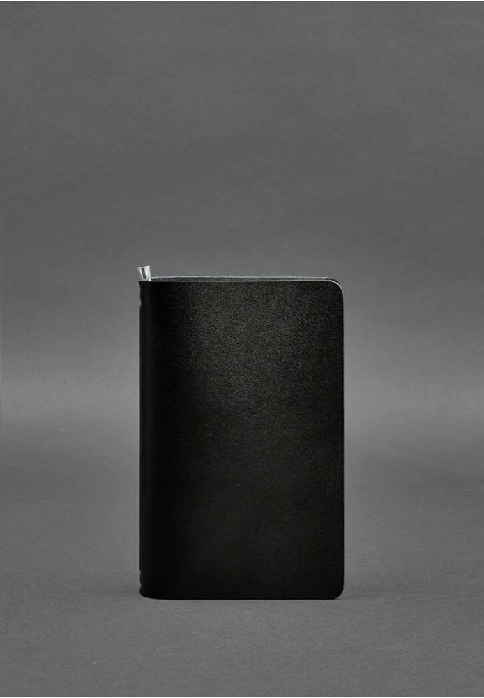 Шкіряний блокнот (софт-бук) BlankNote 8.0 вугільно-чорний на гумці BN-SB-8-YGOL купити недорого в Ти Купи