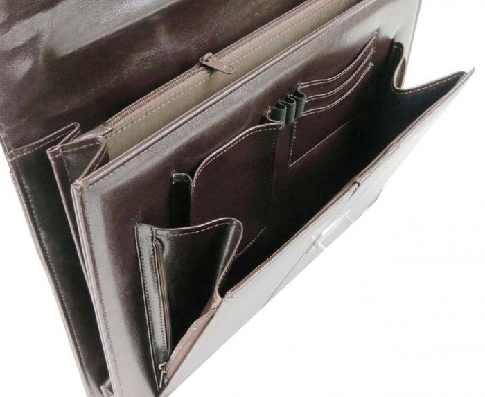 Чоловічий англійський екологічний портфель JPB, TE-35 коричневий купити недорого в Ти Купи