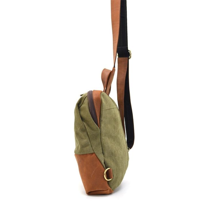 Мужская кожаная сумка-слинг TARWA RBH-1905-3md купить недорого в Ты Купи