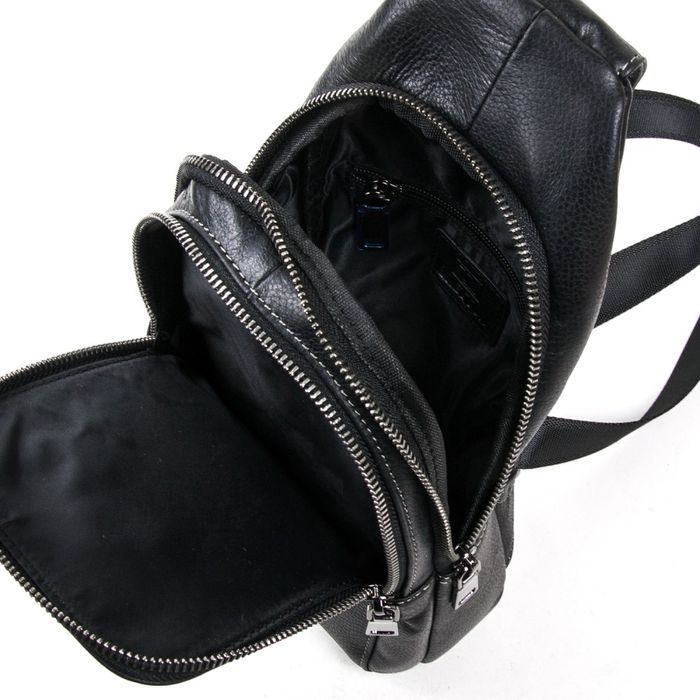 Мужская сумка-слинг BRETTON 2002-3 black купить недорого в Ты Купи