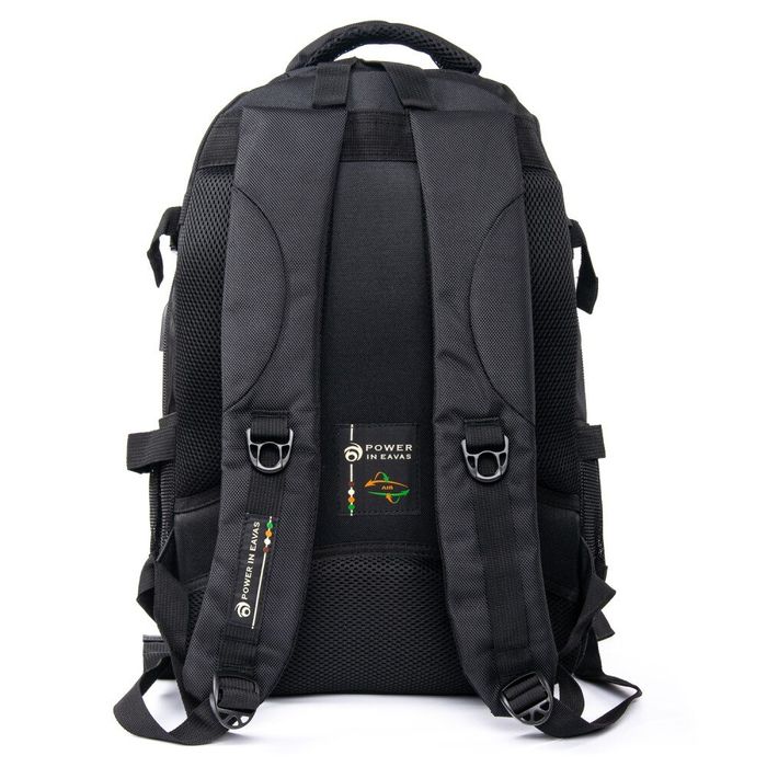 Рюкзак для ноутбука з USB Power In Eavas 9629 black купити недорого в Ти Купи