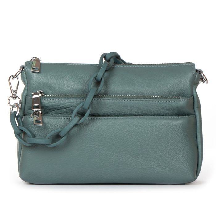 Женская кожаная сумка ALEX RAI 3011 blue-green купить недорого в Ты Купи