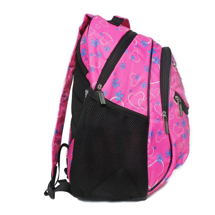 Шкільний рюкзак для дівчинки з ортопедичною спинкою Dolly 502 рожевий купити недорого в Ти Купи