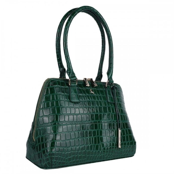 Жіноча шкіряна сумка Ashwood C53 Green (Зелений) купити недорого в Ти Купи