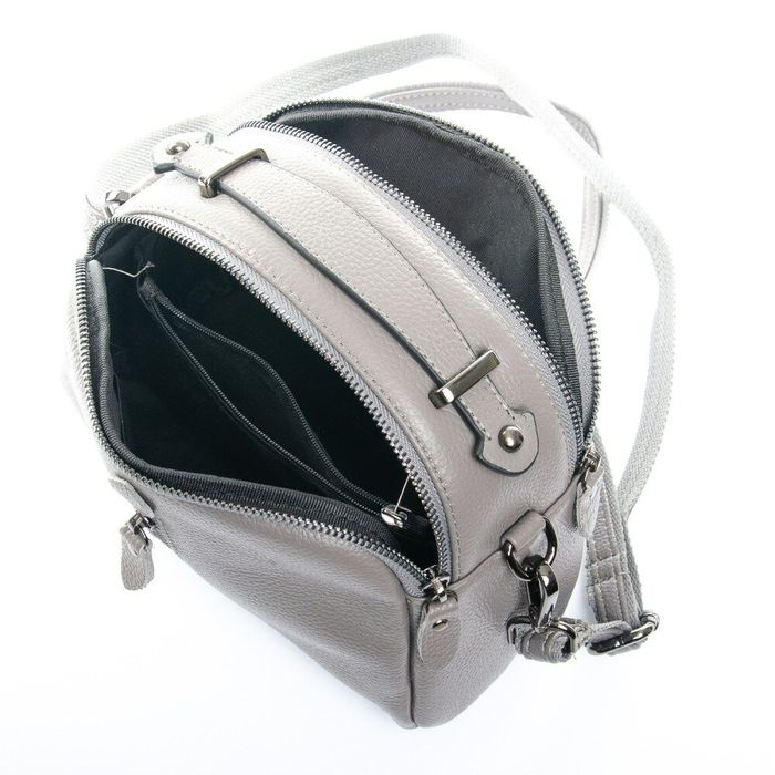 Жіноча шкіряна сумка-клатч Alex Rai 1-02 2906-1 grey купити недорого в Ти Купи