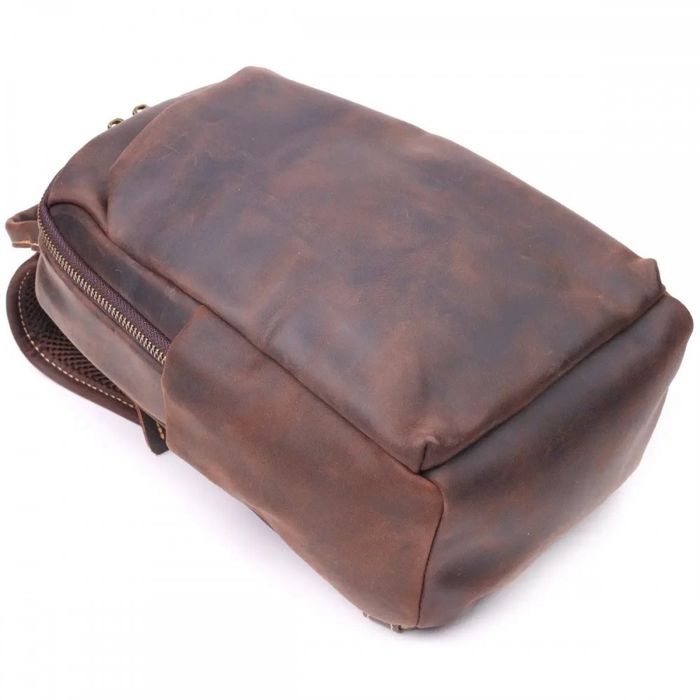 Мужская кожаная сумка-слинг Vintage 21285 купить недорого в Ты Купи