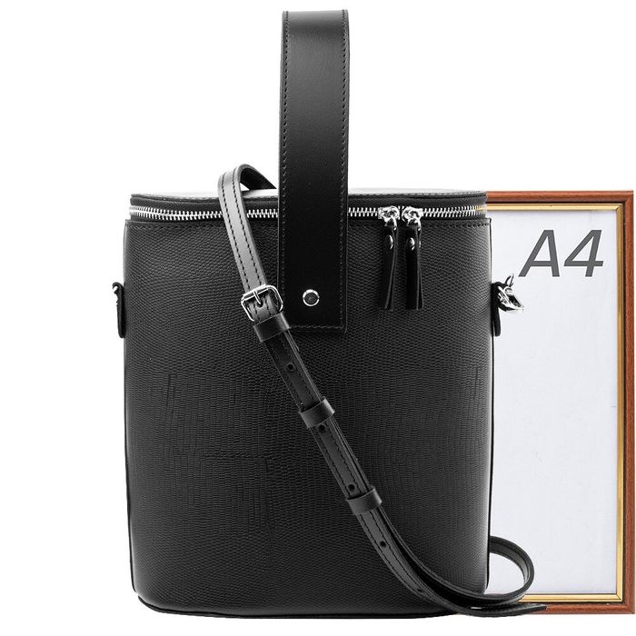 Жіноча шкіряна сумка ETERNO (AN-K-033-black) купити недорого в Ти Купи