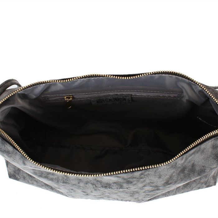 Жіноча сумка зі шкірозамінника LASKARA LK10192-grey купити недорого в Ти Купи