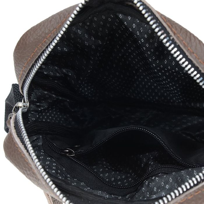 Мужская кожаная сумка Borsa Leather 1t1024-brown купить недорого в Ты Купи