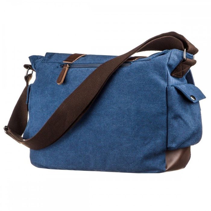 Чоловіча текстильна синя сумка Vintage 20148 купити недорого в Ти Купи