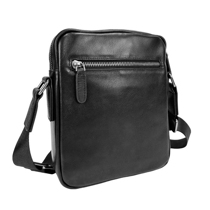 Кожаная стильная сумка-мессенджер через плечо Tiding Bag SM8-1022A купить недорого в Ты Купи