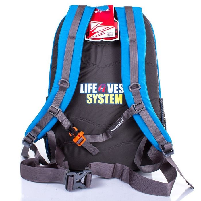 Чоловічий рюкзак "рятувальний жилет" ONEPOLAR w2108-blue купити недорого в Ти Купи