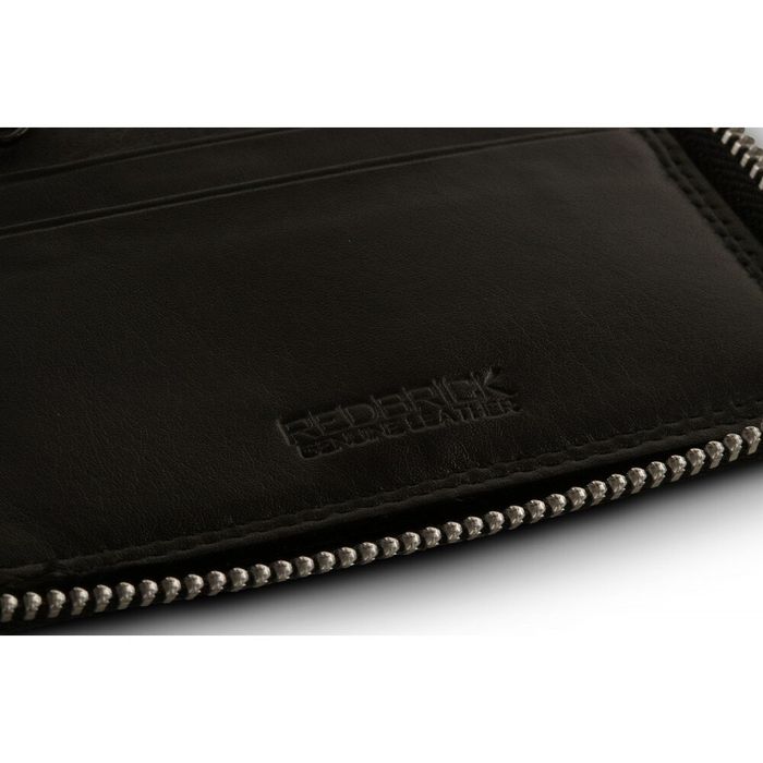 Шкіряний чоловічий гаманець Redbrick RBWC0010 c RFID (black) купити недорого в Ти Купи