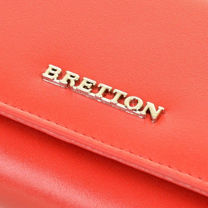Кожаный кошелек Color Bretton W5520 red купить недорого в Ты Купи