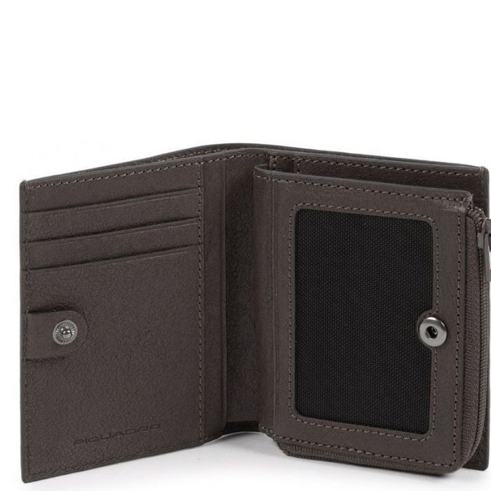 Кожаный кошелек Piquadro BK SQUARE/D.Brown PP1351B3R_TM купить недорого в Ты Купи