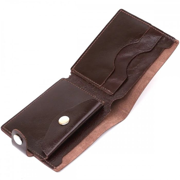 Мужской кожаный кошелек Shvigel 16443 купить недорого в Ты Купи